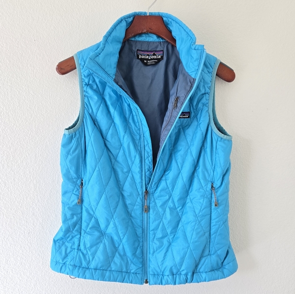 Patagonia  Blue Sky Nano Puff Quilted Lightweight Vest size Medium - Picture 7 of 16
